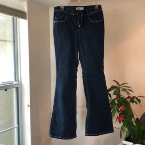 L.E.I Sophia Hiphugger Flare Jeans